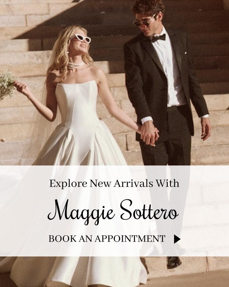 Explore New Arrivals with Maggie Sottero banner